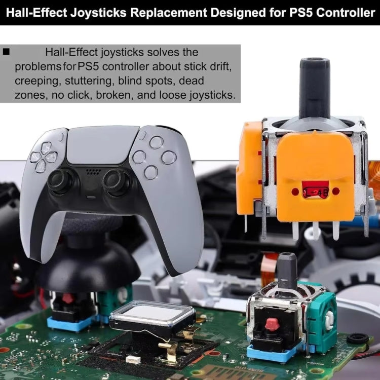 High-precision Adjustable Hall Electromagnetic Joystick – Magnetic, For PS5 Gen3, For PS4, For Switch Pro, For XBOX
