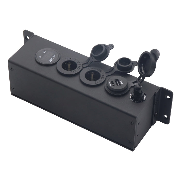 USB Voltmeter Cigarette Lighter Socket With Switch Power Box For Car And Ship, AOS3515-1, AOS3515-50A-Z With 30CM Cable AOS3515-1