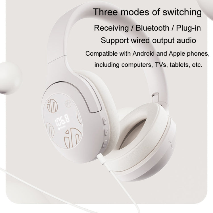 Inphic H1S Bluetooth Wireless Headphones Headset FM Listening Exam...