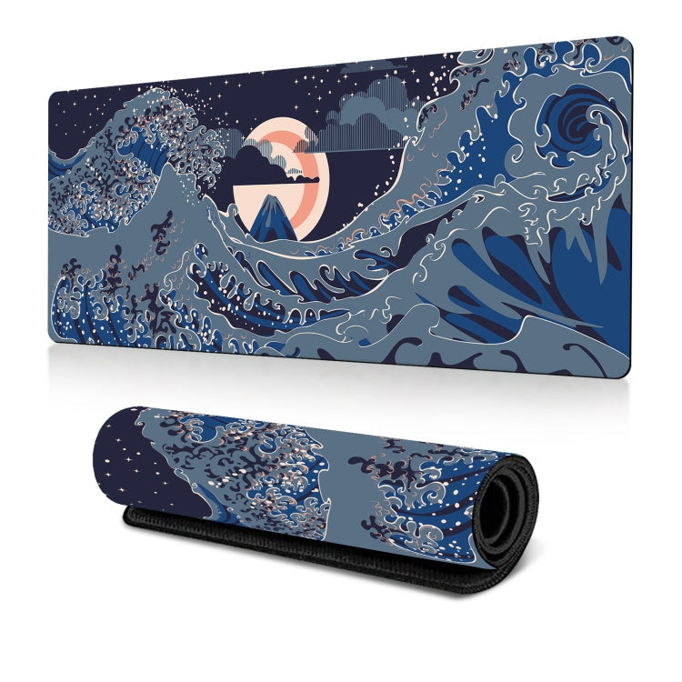 Big Wave Gaming Mouse Pad Non-Slip Rubber Desk Mat, 400x900x3mm – Non-slip 400x900x3mm No.14