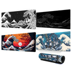 Big Wave Gaming Mouse Pad Non-Slip Rubber Desk Mat, 300x600x2mm, 300x700x3mm, 300x800x2mm, 300x800x3mm, 400x900x2mm – Non-slip