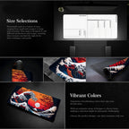 Big Wave Gaming Mouse Pad Non-Slip Rubber Desk Mat, 300x600x2mm, 300x700x3mm, 300x800x2mm, 300x800x3mm, 400x900x2mm – Non-slip