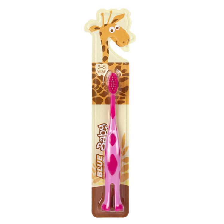 RAOYI Giraffe Fine Soft Bristle Children Toothbrush Baby Cartoon Small Toothbrush, Color Random Delivery Default Title