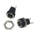 30pcs Electronic Equipment DC Female Power Socket With Nut, DC5.5x2.1MM, DC5.5x2.1MM Full Copper, DC5.5x2.5MM, DC3.5x1.3MM