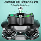 Kewig M33-A5 Outdoor Riding Shock Absorbing Anti-Theft 15W QI Wireless Charger Cell Phone Mounting Bracket, M33-A5