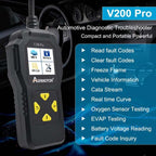AERMOTOR V200PRO Car Troubleshooter Engine Inspection Scanner Readout Card ELM327 Battery Inspection Tool – Durable Build, Easy to Use