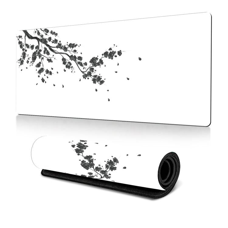 Ink Painting Cherry Blossom Rubber Non-Slip Mouse Pad Desk Mat, 300x600x2mm, 300x700x2mm, 300x800x2mm, 400x900x2mm – Non-slip 300x600x2mm Pattern 20