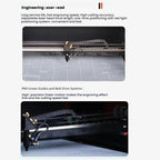 3020B CO2 Laser Engraving Machine For Wood Leather Woodworking, EU Plug