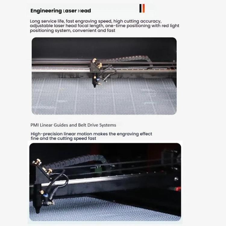 3020B CO2 Laser Engraving Machine For Wood Leather Woodworking, EU Plug
