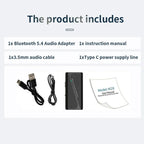 Bluetooth 5.4 Audio Common Ground Isolator Receiver Anti-interference Noise Reducer, M29