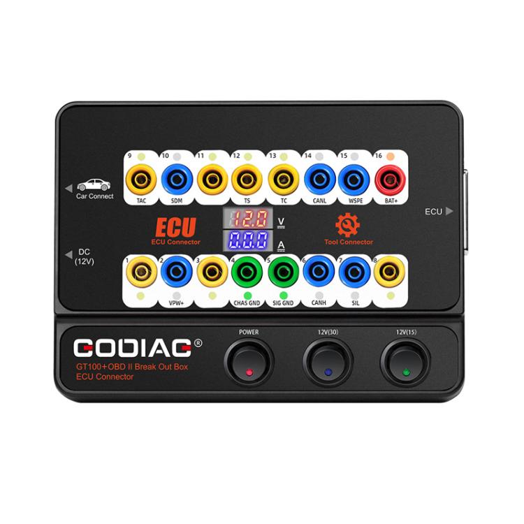 GODIAG GT100+ OBDII Breakout Box Diagnostic Port Tester ECU Bench Connector, UK Plug, UK Plug UK Plug