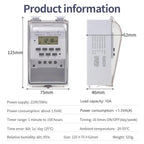 220V Household Automatic Switch Intelligent Timer