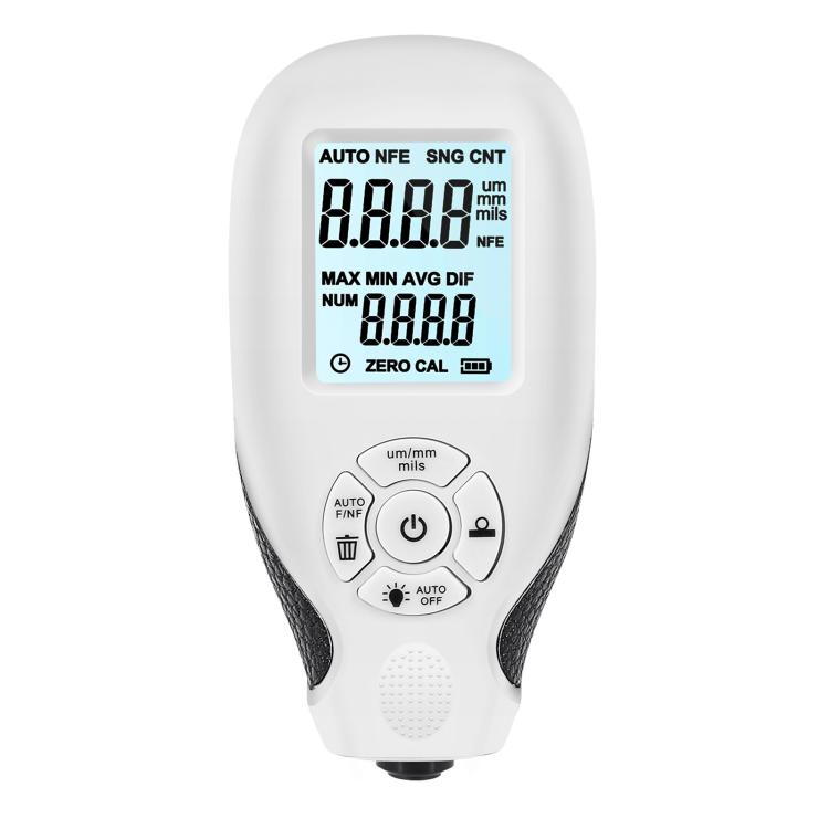 High-Precision Anti-Slip Paint Coating Thickness Gauge White