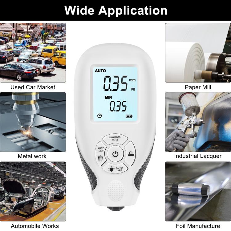 High-Precision Anti-Slip Paint Coating Thickness Gauge