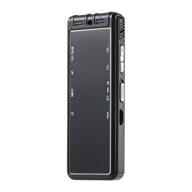 SK6 0.8-inch LED Screen Interview Recorder USB Rechargeable MP3 Player, Without Memory, 32GB – TPU, 4K