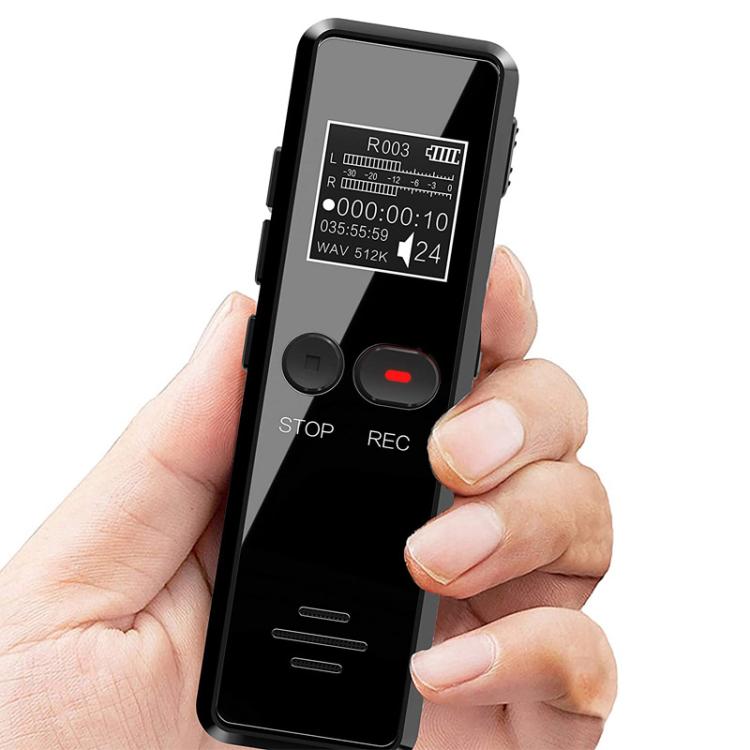 0.9-inch LCD Screen Interview Mini HD Recorder USB Charging MP3 Player, 8GB, 16GB, 32GB, 64GB – Durable Build, Easy to Use