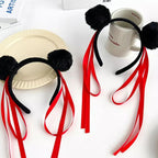 Nezha Cosplay Prop Headband Children Performance Cute Marble-Head Hairball Hair Accessories