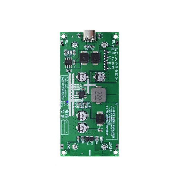 15W 3A High-power UPS18650 Lithium Battery Boost Charging Module, 5V, 9V, 12V – TPU 5V