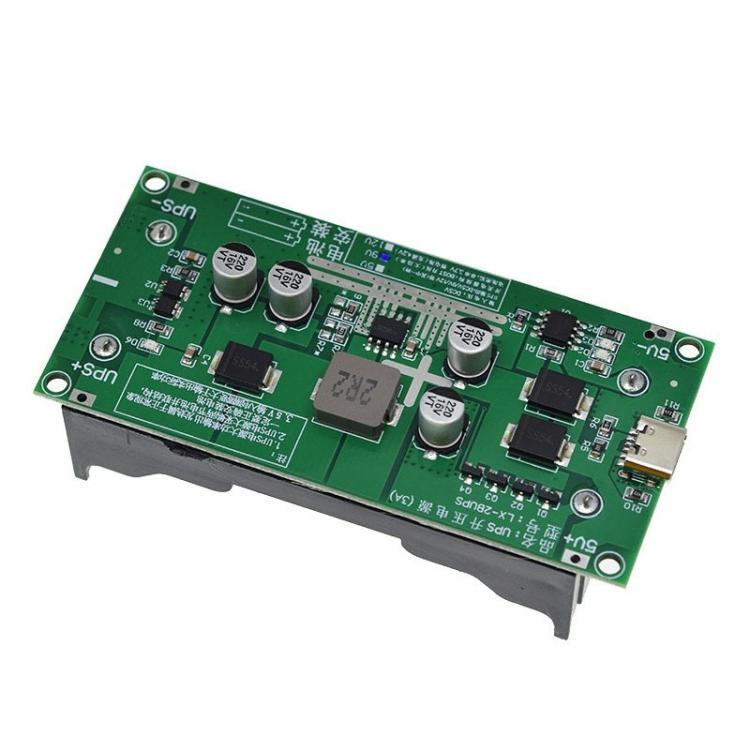 15W 3A High-power UPS18650 Lithium Battery Boost Charging Module, 5V, 9V, 12V – TPU