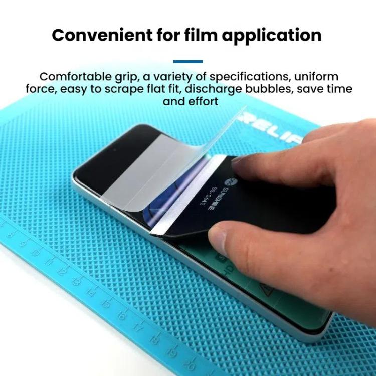Mobile Phone Tablet PCs Protective Film Scraper Hydrogel Film Screen Scraper Card, SUNSHINE SS-064B, SUNSHINE SS-064D, SUNSHINE SS-064F – Durable Build, Easy to Use