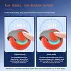 Smart Self Rolling Ball Interactive Cat Toys USB Rechargeable Cat Ball Two Speed Adjustment, TUTU Orange, TUTU Blue
