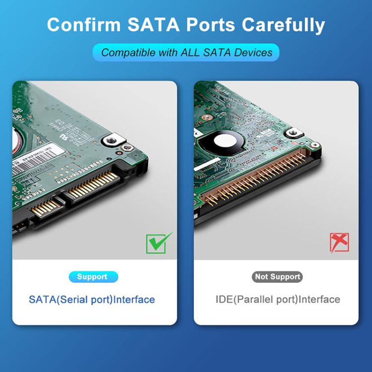 SATA3.0 With Aluminum Foil Shield Braided Cable Body Computer Hard Drive Power Cable, 0.5m – TPU