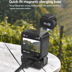 For DJI Osmo Action 2 Camera Magnetic Charging Base with 1/4 Inch & Arri Hole, Only Base, Set A, Set B, Set C, Set D
