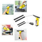 1pair For Karcher Window Cleaner Rubber Scraper Accessories, 170mm, 250mm, 280mm – Durable Build, Easy to Use