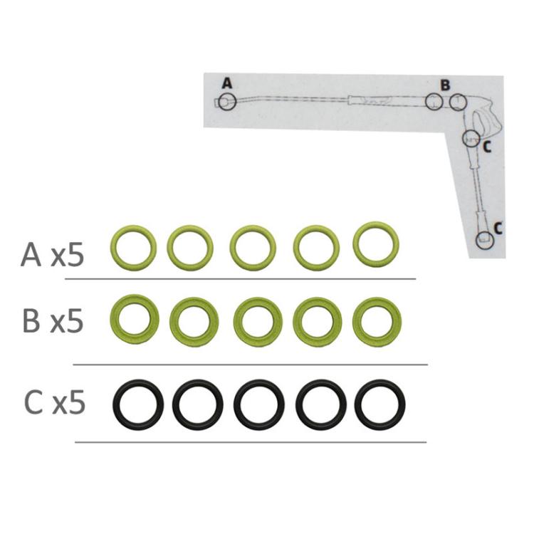 For Karcher High Pressure Water Jet Sealing Ring, 15pcs / Set – Durable Build, Easy to Use