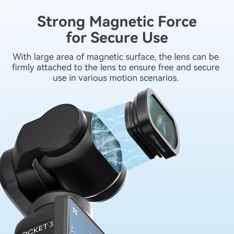 For DJI Pocket 3 aMagisn Magnetic Filter Accessories, 0.72X Wide Lens