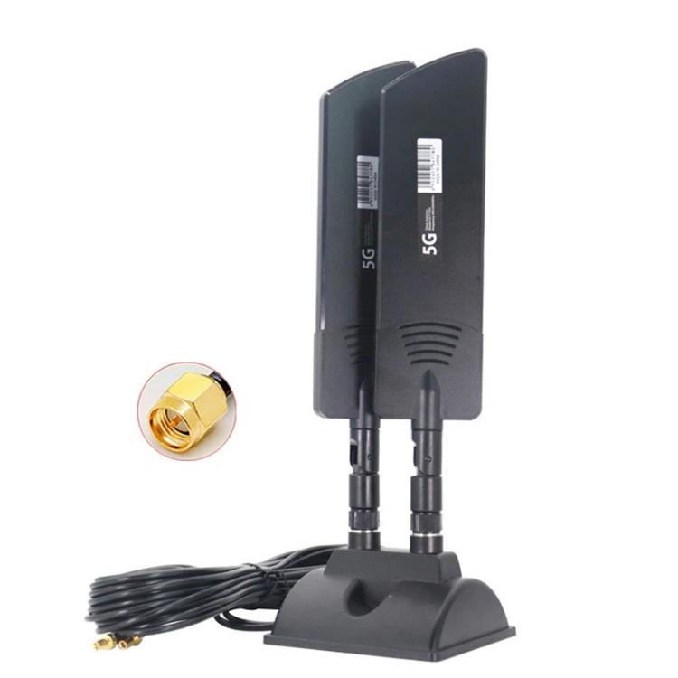42dbi 5G Router External Antenna Outdoor Long Range WiFi Signal Coverage Booster, SMA Male Black, TS9 Black, TS9 White – Magnetic SMA Male Black