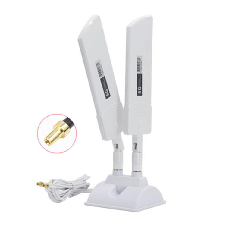 42dbi 5G Router External Antenna Outdoor Long Range WiFi Signal Coverage Booster, SMA Male Black, TS9 Black, TS9 White – Magnetic TS9 White
