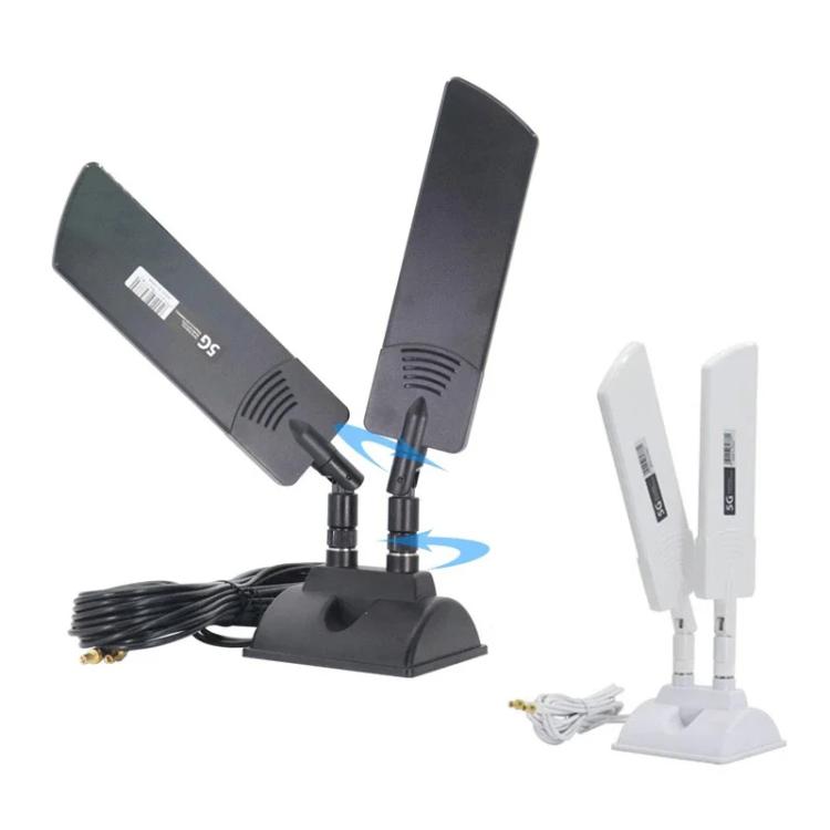 42dbi 5G Router External Antenna Outdoor Long Range WiFi Signal Coverage Booster, SMA Male Black, TS9 Black, TS9 White – Magnetic