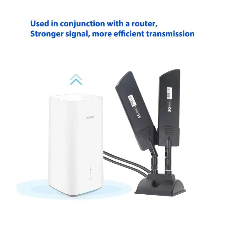 42dbi 5G Router External Antenna Outdoor Long Range WiFi Signal Coverage Booster, SMA Male Black, TS9 Black, TS9 White – Magnetic