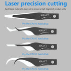 4 In 1 Blade Pry IC / CPU Hard Disk Blade Cell Phone Motherboard Repair Scraping Gum Degumming Tools, MY-102
