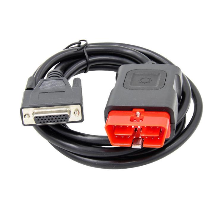 Diagnostic OBDII Cable With LED Light Main Cable Connector Car Truck Diagnostic Tool – Durable Build, Easy to Use, For DS150E, For Multidiag / VD150 For Multidiag VD150