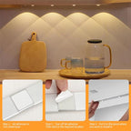 Rechargeable Motion Sensor Light Bar Cabinet Wardrobe Lamp With Remote Control, 20cm, 30cm, 40cm, 60cm, 80cm – Magnetic, Aluminum Alloy
