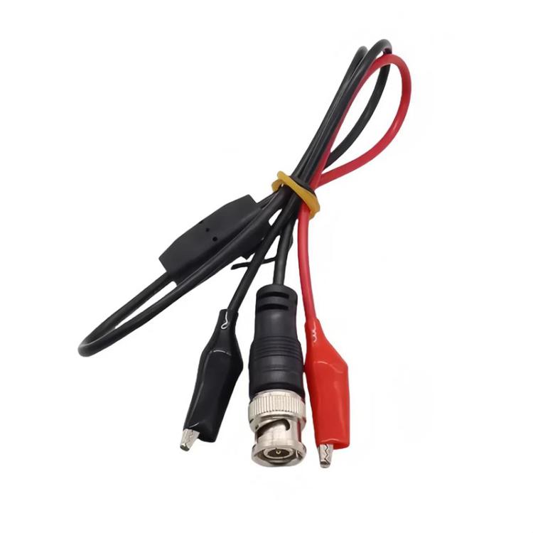 BNC Male To 2 Crocodile Clip Oscilloscope Probe Cable Q9 Signal Test Cable, 0.5m, 1m, 1.5m 0.5m