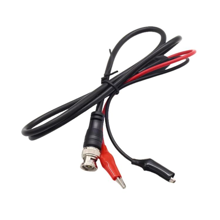 BNC Male To 2 Crocodile Clip Oscilloscope Probe Cable Q9 Signal Test Cable, 0.5m, 1m, 1.5m – Durable Build, Easy to Use 1m