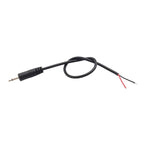 Mono Cable 2Pin AUX Single Head Cable Speaker Audio Power Cord Audio Cord, Length: 25cm, 2.5mm Male, 2.5mm Female, 3.5mm Male, 3.5mm Female – Durable Build, Easy to Use 2.5mm Male