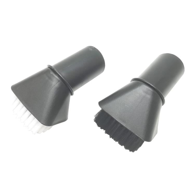 For Karcher / Miele / Bosch / Philips Vacuum Cleaner 32mm Soft Brush Nozzle 2.863-221.0, Black, White, Black+White, Black+White+3532 Adaptor – Durable Build, Easy to Use Black+White