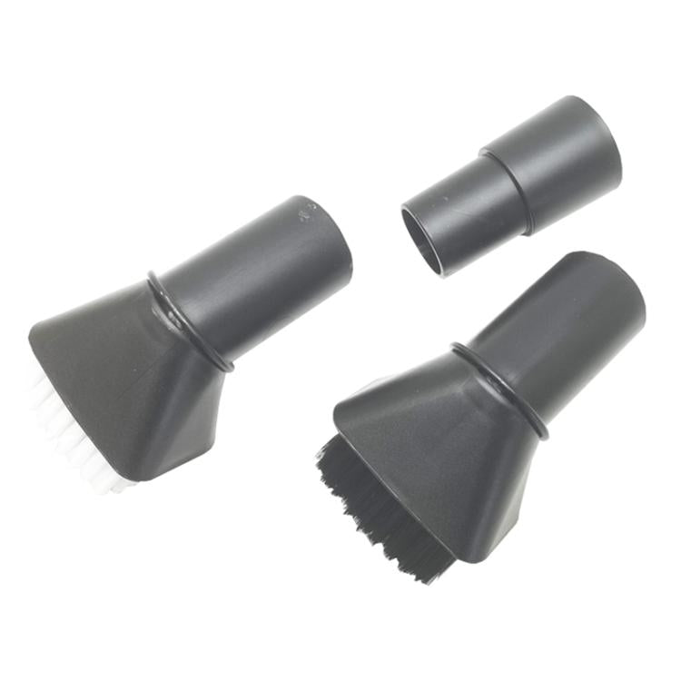 For Karcher / Miele / Bosch / Philips Vacuum Cleaner 32mm Soft Brush Nozzle 2.863-221.0, Black, White, Black+White, Black+White+3532 Adaptor – Durable Build, Easy to Use Black+White+3532 Adaptor
