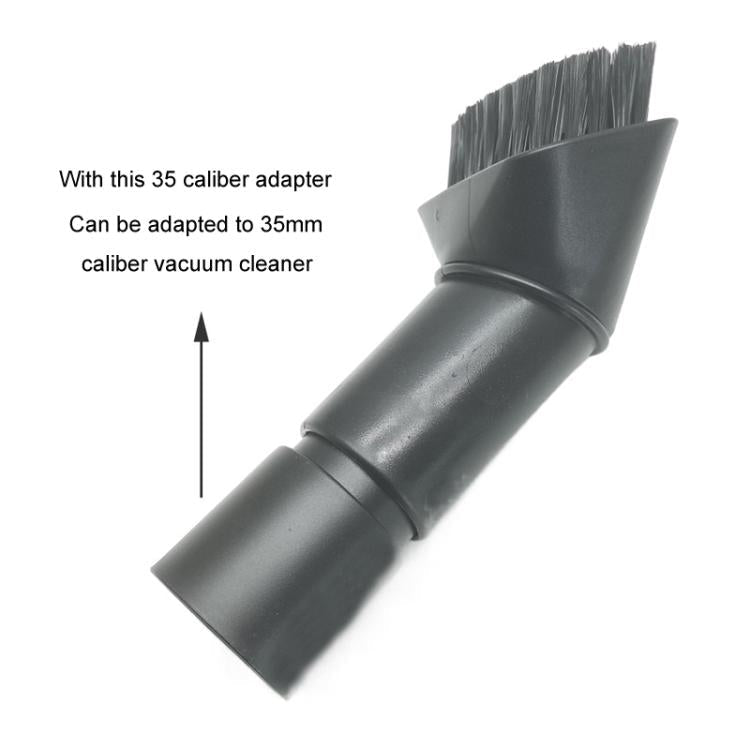 For Karcher / Miele / Bosch / Philips Vacuum Cleaner 32mm Soft Brush Nozzle 2.863-221.0, Black, White, Black+White, Black+White+3532 Adaptor – Durable Build, Easy to Use