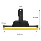 For Karcher SC2 / SC3 / SC4 / SC5 / CTK10 / CTK20 Steam Cleaner Glass Mirror Cleaning Nozzle Wiper Accessories 2.863-025.0, 1 Scraper+2 Covers, 1 Scraper+2 Covers+4 Brushes, Single Scraper