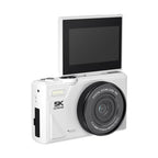 W1 5K HD Digital Camera 75MP 18X Digital Zoom WiFi Video Recorder With Flip Screen, W1 White, W1 Black – Lanyard, Flip, 4K