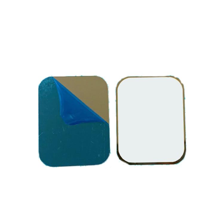 2pcs /Pack Adhesive Iron Sheet Metal Plate Sticker For Magnet Phone Holder Magnetic Cabinet Lights, 35 x 45 x 0.3mm – Magnetic