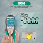 DUOYI Digital Brake Vacuum Pump Measuring Gauge Differential Pressure Gauge