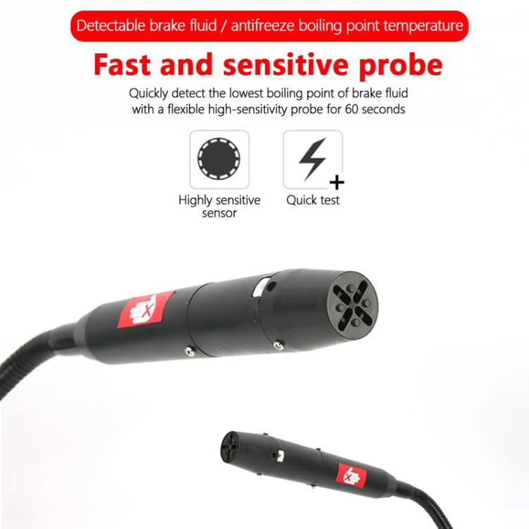DUOYI Brake Fluid Boiling Point Tester Automotive Brake Diagnostic Tool – Shockproof, Leather