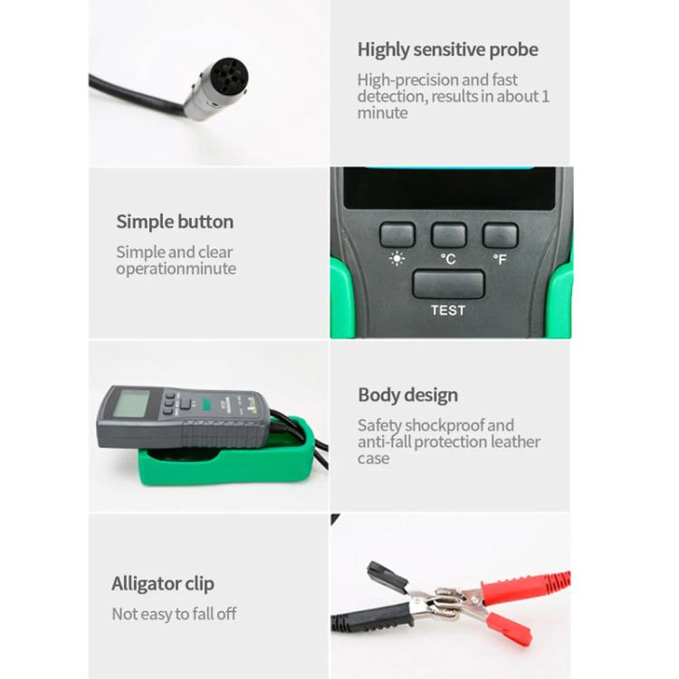 DUOYI Brake Fluid Boiling Point Tester Automotive Brake Diagnostic Tool – Shockproof, Leather