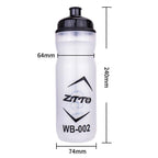 ZTTO wb-002 750ml Portable Fitness Sports Cup Bicycle Outdoor Riding Water Bottle, 2pcs